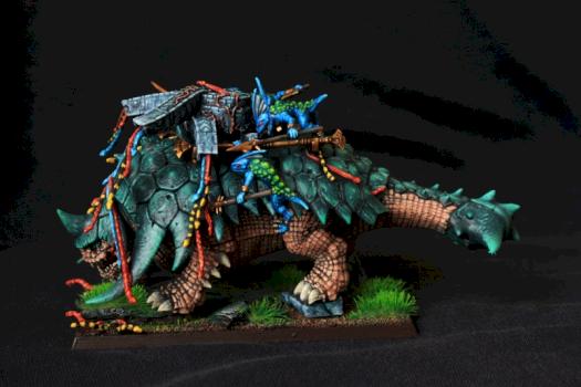 Lizardmen Bastiladon by Czopsquad