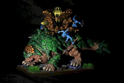 Lizardmen Bastiladon with Solar Engine by Czopsquad