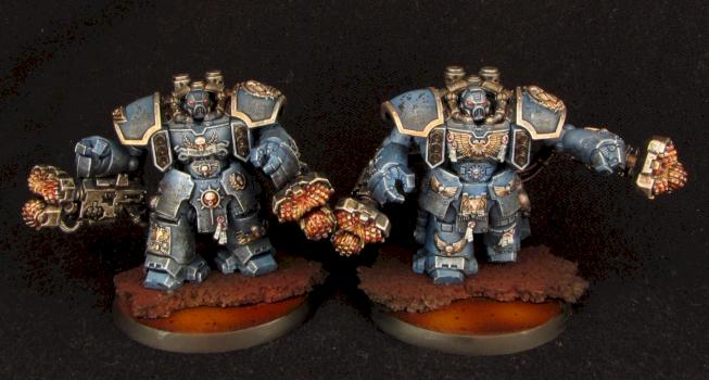 Space Marines Centurion Assault Squad by medows