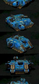 Ultramarine Land Raider Crusader (better pictures) by AkhRa