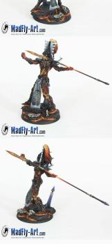 Eldar Avatar with Spear by MadFlyArtStudio