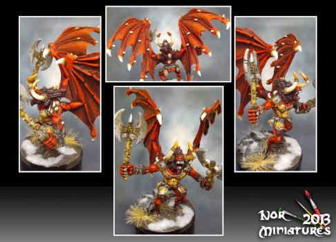Chaos Daemons Bloodthirster by Nor