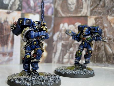 Death Strike Vanguard Assault Squad close-up by Skribblin Ork
