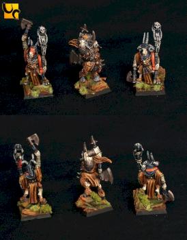 Beastmen Heroes by UnlimitedColours