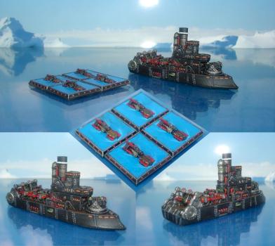 Sirius Class Submarine Tender & Crocodile Assolt Submari by Grimly
