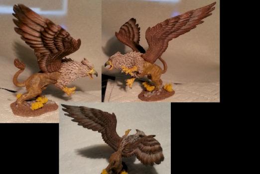 Reaper Bones Griffon Dwarf Monster 77157 Warlord by TheCharlieSheenXP
