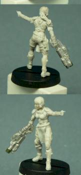 Haqqislam officer - Hafza (for Infinity) by Argaios