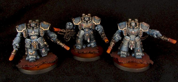 Space Marines Centurion Devastator Squad by medows