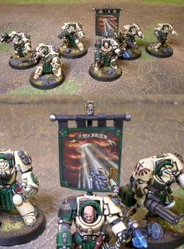 Deathwing terminator command squad by Mortarion