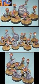 tyranids army: biomines by grosbob2