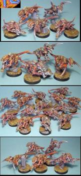 tyranids army: 30 gaunts by grosbob2