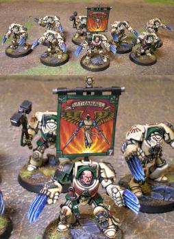 Deathwing terminator assault squad by Mortarion