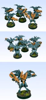 Tau Vespid Squad by Brokenblade