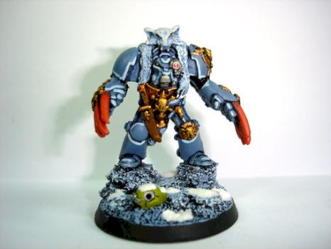 Space Wolves Wolf Lord in termie armour by Gereth
