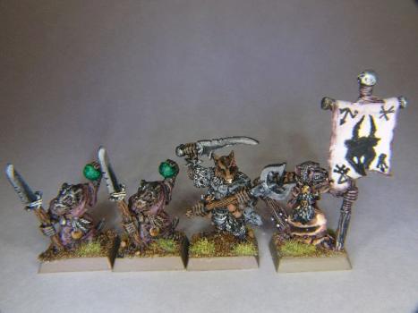 Skaven Command Group by p stout