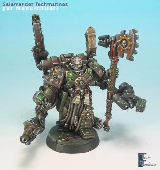 Salamander Techmarine main view by Manumilitari