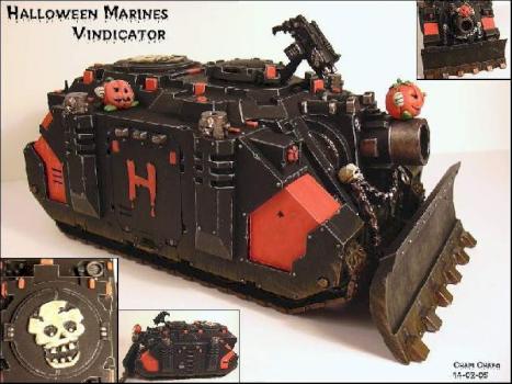 Halloween Marines _ Vindicator by chapi 73