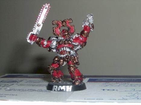Chaos Marine by RedMagesHat