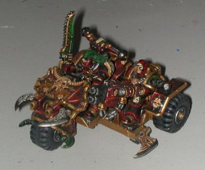 Khornate Chaos Marine Attack Bike by Sar