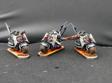 Dark Vengeance Ravenwing bike squadron by Puldominiatures