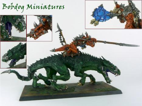 Carnosaur / Kroq Gar on Grimloq by bobdog