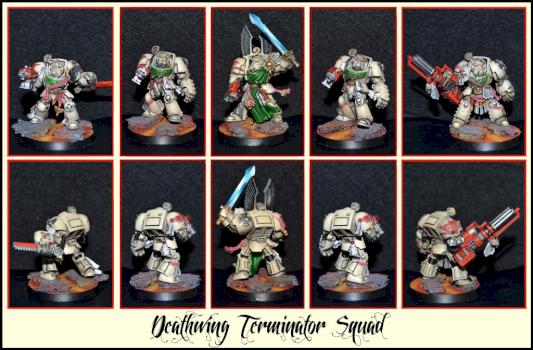 Dark Vengeance Dark Angels Deathwing terminator squad by Puldominiatures