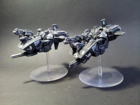 Ravenwing classic landspeeder by Tiberius122