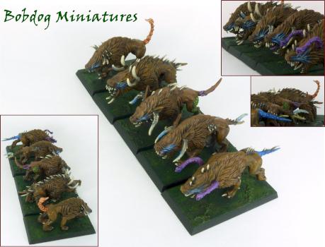 Chaos Warhounds by bobdog