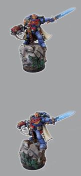 Ultramarines 4th Company Captain Uriel Ventris by Dark Monkey