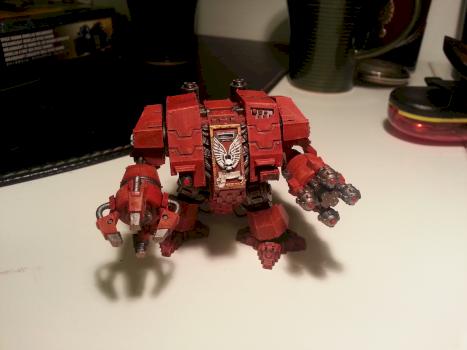 Blood Angels dreadnought by Landobob