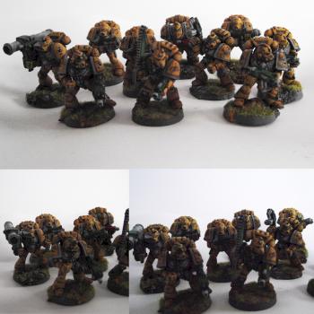 Space Marine Tactical Squad by Damocless
