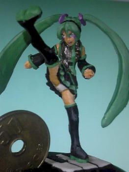 Hatsune Miku; the High kick Girl by tichiro