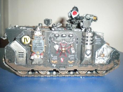 Black Templars Rhino by SiegfridTheChampion