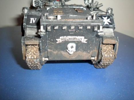 Black Templars Rhino by SiegfridTheChampion