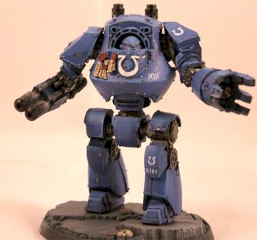Contemptor Pattern Ultramarine Dreadnought by SirAndrew