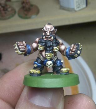 blood bowl chaos dwarf by Tomguro