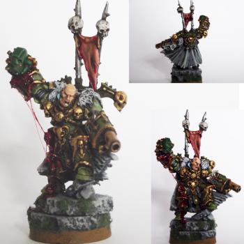 Chaos Space Marine Lord by Damocless