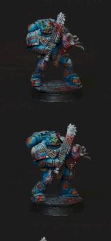 Space marines sergeant by Rentall