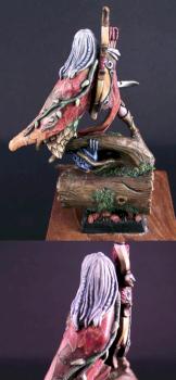 Wood Elf Highborn with Great Weapon by Lirieleth