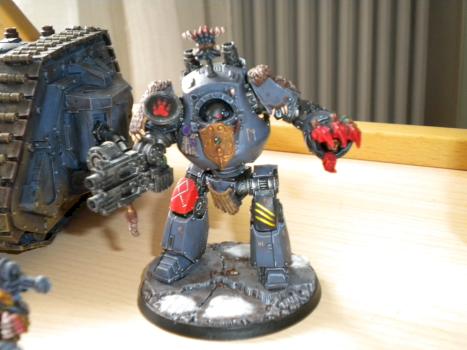 Pre-heresy space wolves contemptor by Elicano