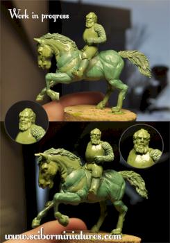 Knight work in progress by Scibor