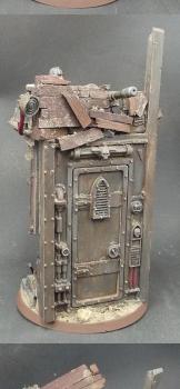 Death Korps Of Krieg Autocannon Team Diorama by Herr Oberst