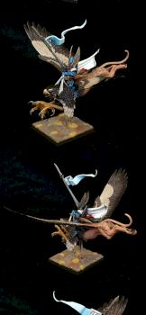 High Elf Prince on Griffon by UnlimitedColours