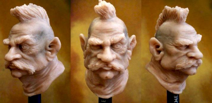 Mad Dwarf head by iconfigures