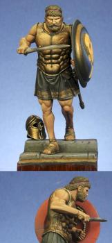 Mercenario griego / Greek Mercenary, 54mm, Resina, H&V miniatures by rosman