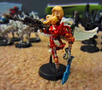 Eldar Autarch with Wings by Ahanal