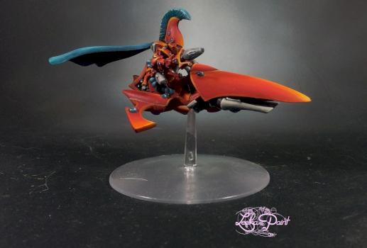 Eldar Windrider Jetbike of Fire Dragon by Leetha78