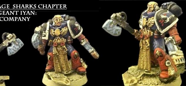 The Savage Sharks Chapter - Veteran Sergeant Ivan by Space Shark