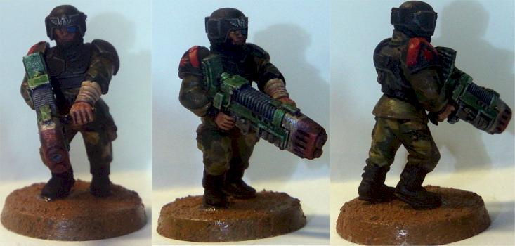 Guardsman with plasmagun by Poehavshy
