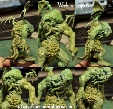 Cthulhu wip by Scibor